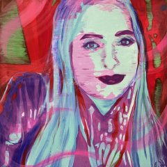 Nr. 698, Acryl auf Leinwand, 60x60 cm