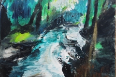 Nr. 330, Wasserfall, 60x60