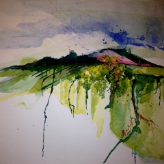 Nr. 355, "Landschaft", 36x48 cm