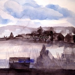 Nr. 352, "Winterlandschaft", 36x48 cm