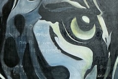 Nr. 790, Der Panther, Öl auf Leinwand, 100 x 100 cm