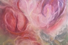Nr. 722, Flüchtige Pracht, Öl auf Leinwand 80 x 80 cm