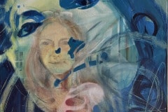 Nr.693, "Selbstportrait", Acryl auf Leinwand