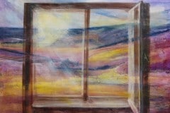 Nr. 478, "Blick ins eigene Ich", Acryl, 60x80 cm