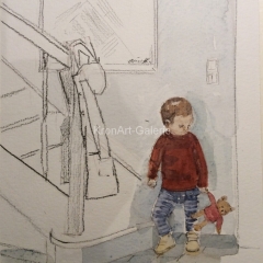 Nr. 583, Aquarell, 28 x 42 cm