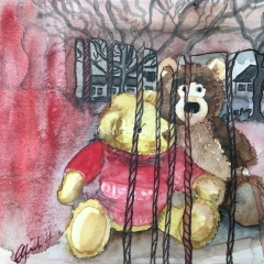 Nr. 591, Aquarell, 26 x 36 cm