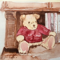 Nr. 595, Aquarel, 17 x 26 cm